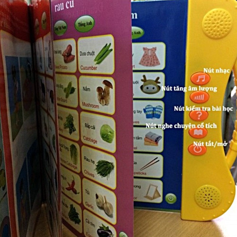 Bộ Trò Chơi Học Tiếng Anh Song Ngữ Cho Bé