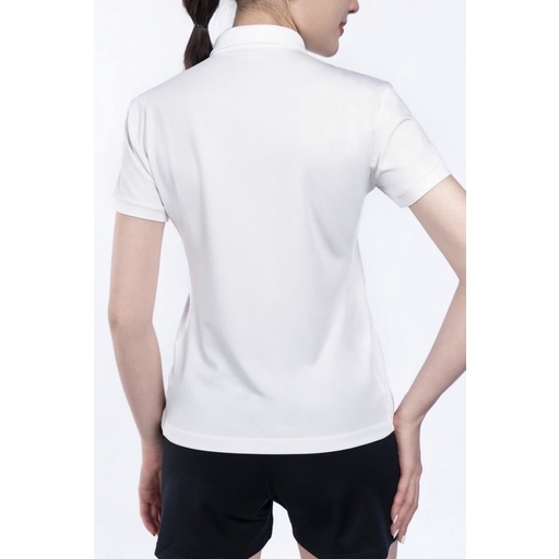 Áo Polo Nữ Miler Livan Sport Chính Hãng Cổ Trụ Kép Giấu Cúc Tinh Tế Co Giãn Thoáng Khí Màu Trắng