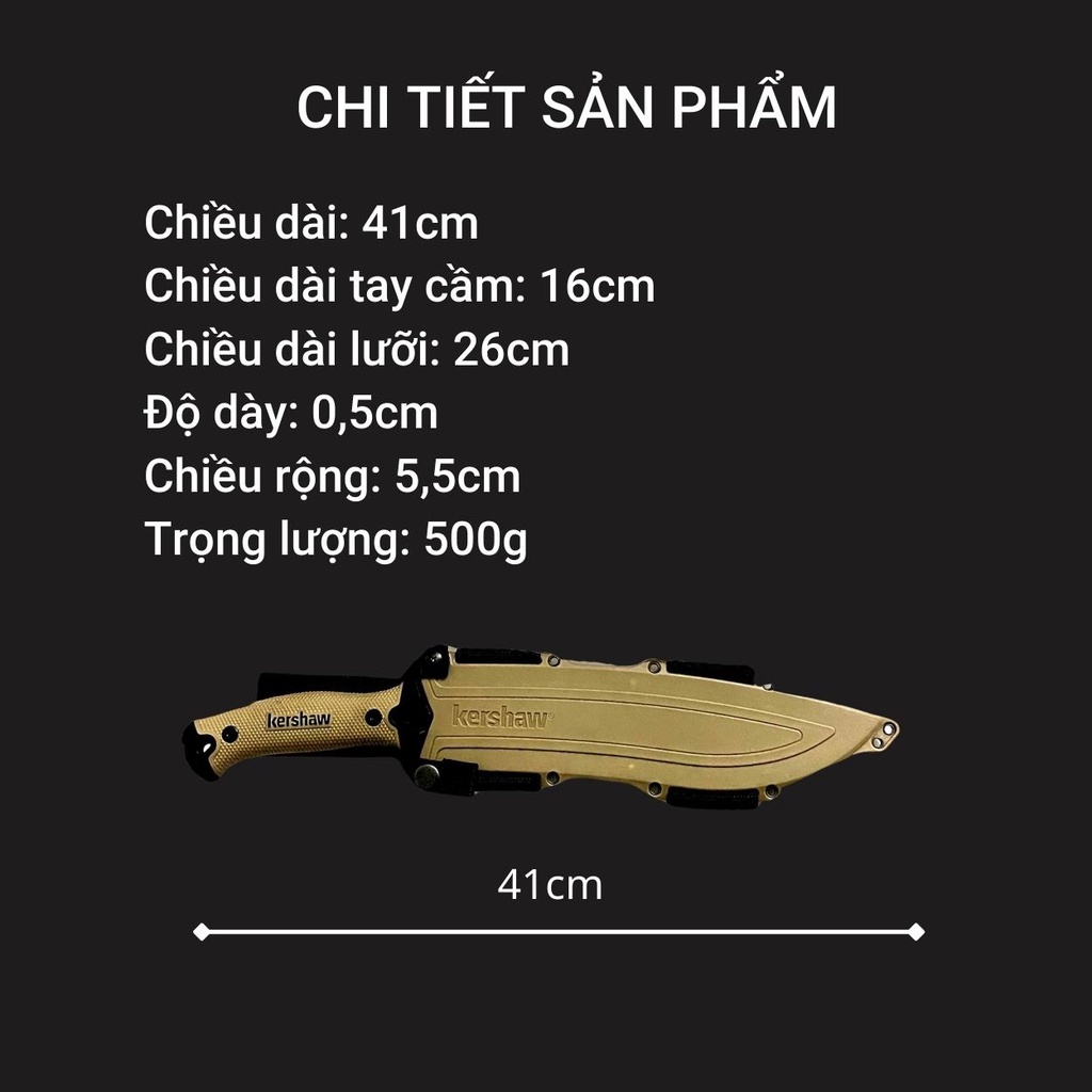 Kershaw camp 10 làm bếp cao cấp chiến thuật sinh tồn phượt cắm trại