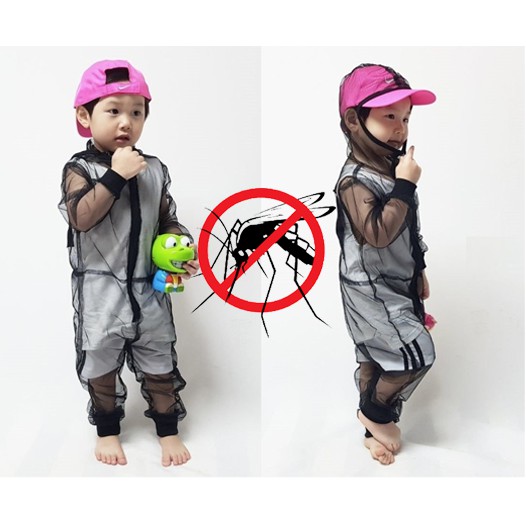 Áo chống muỗi cho trẻ em và người lớn Outdoor Anti mosquito clothing fishing suit