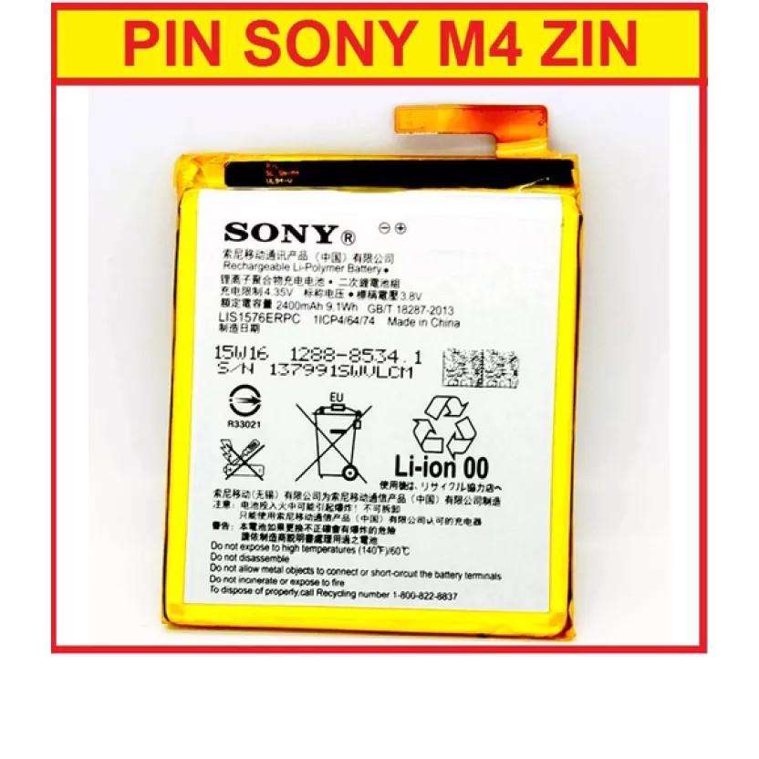 Pin Sony Xperia M4 Aqua hàng sịn giá rẻ chuẩn hanf Zin 100%