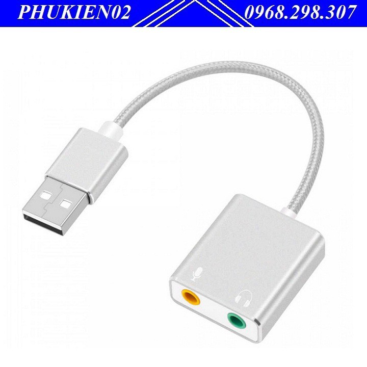 Usb sound card 7.1 âm thanh 3D