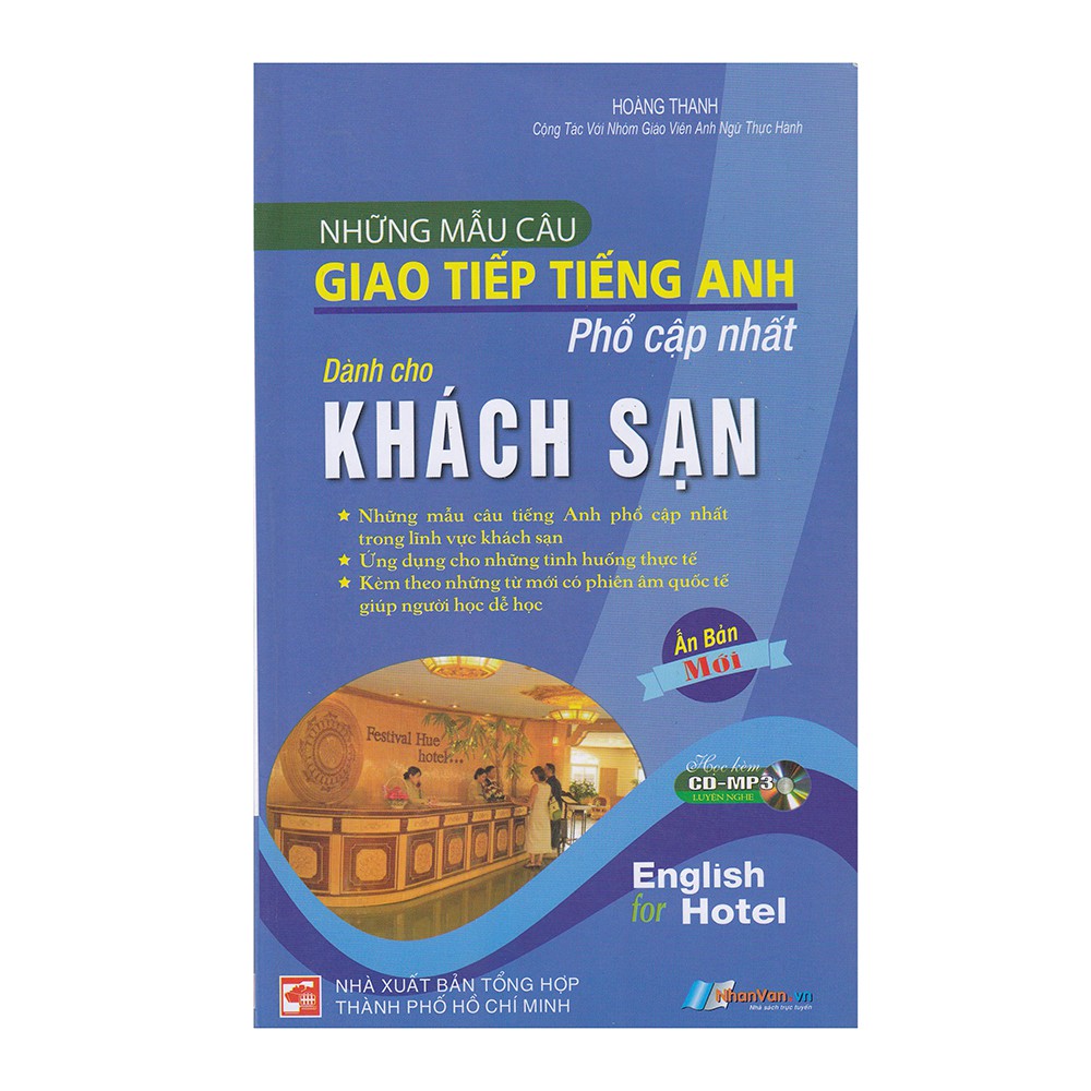 Sách Những Mẫu Câu Giao Tiếp Tiếng Anh Dành Cho Khách Sạn 8935072924416