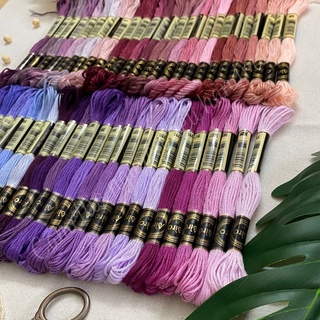Set 50 Chỉ Airo Tông Màu Tím, Tím Tro