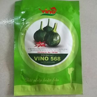 Hạt giống bí ăn non lai F1 Vino 568 gói 100 hạt (6g)