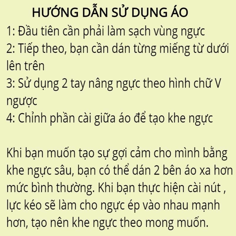 Miếng dán ngực silicon hình quả xoài - siêu bám- tạo khe đẩy ngực nhẹ