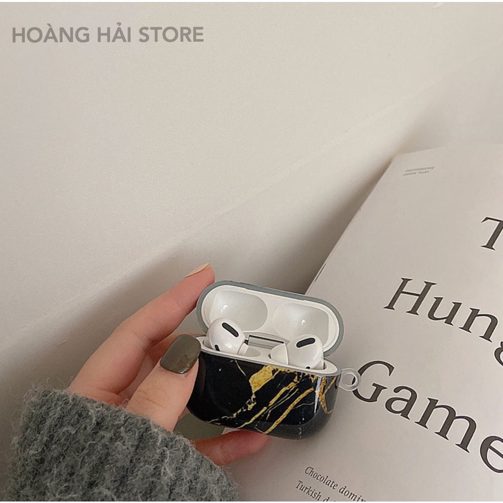 BAO CASE VỎ ỐP AIRPODS 1, AIRPODS 2, AIRPODS PRO HOẠ TIẾT VÂN ĐÁ CẨM THẠCH SIÊU SANG