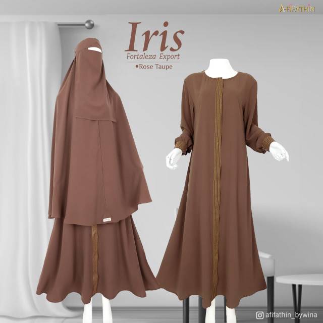 Bộ Gamis Set Iris By Afifathin Chất Lượng Cao