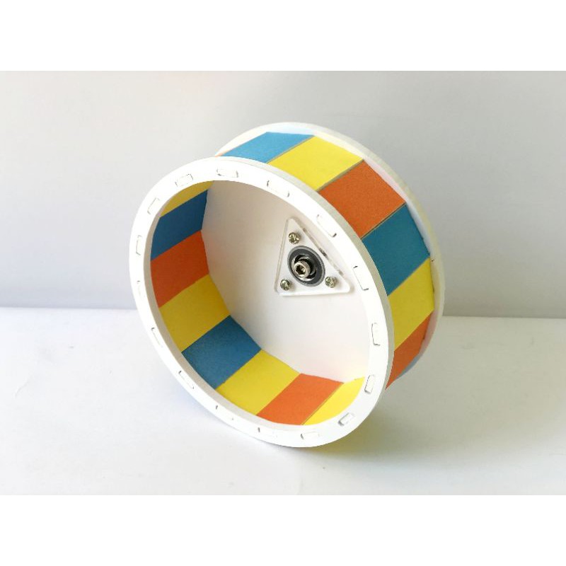 Wheel màu sắc gắn lồng nhiều size cho Hamster