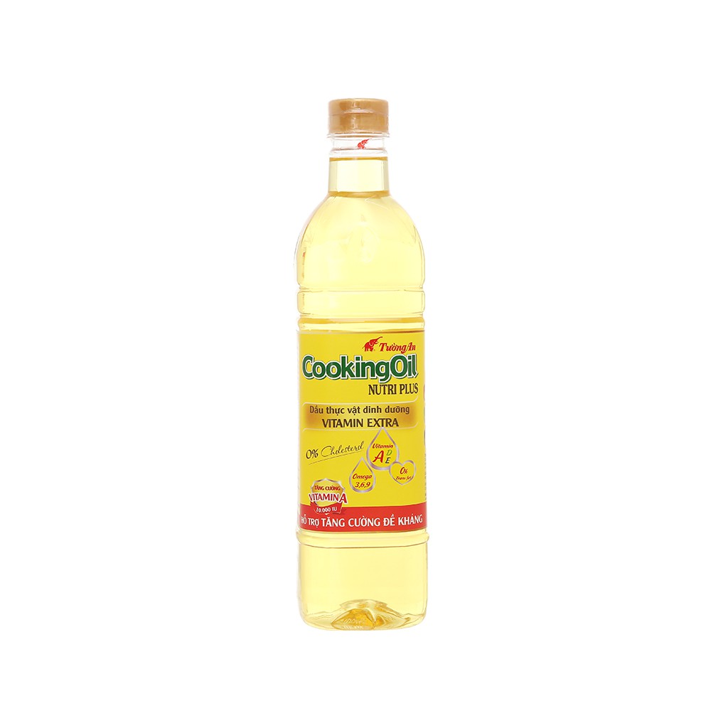Dầu ăn Tường An Cooking Oil Nutri Plus chai 1 lít