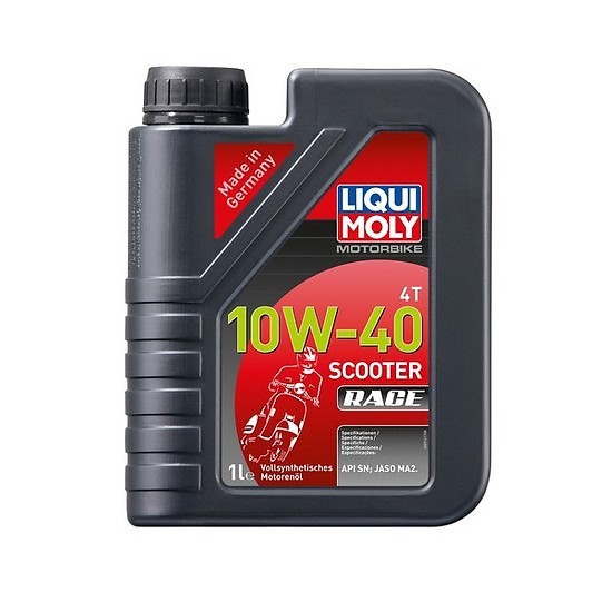 NHỚT XE TAY GA (MOTORBIKE 4T 10W40 SCOOTER RACE LIQUI MOLY) - 20826