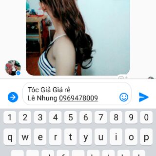 Buộc đuôi tóc dài 45cm