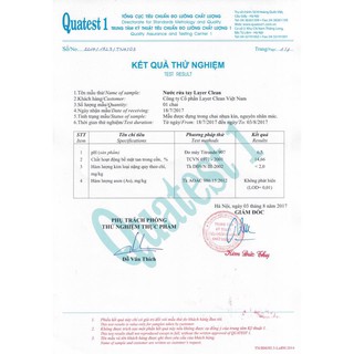 Nước rửa tay hữu cơ Layer Clean