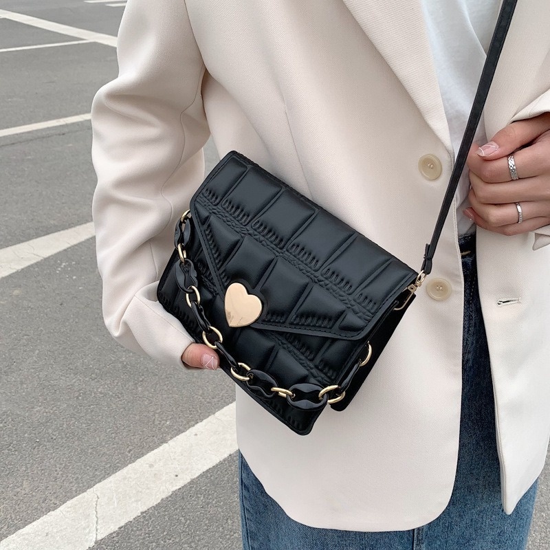 Túi Đeo Chéo Hình Vuông Nhỏ Quai Xích Thời Trang Mùa Hè 2022 Mới NB00254