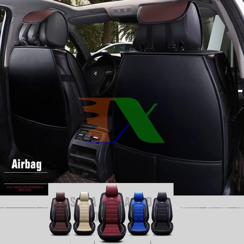 Áo ghế ô tô, Áo ghế xe hơi, bọc da ghế xe A30 (5 Ghế + 4 Gối) _ Đen