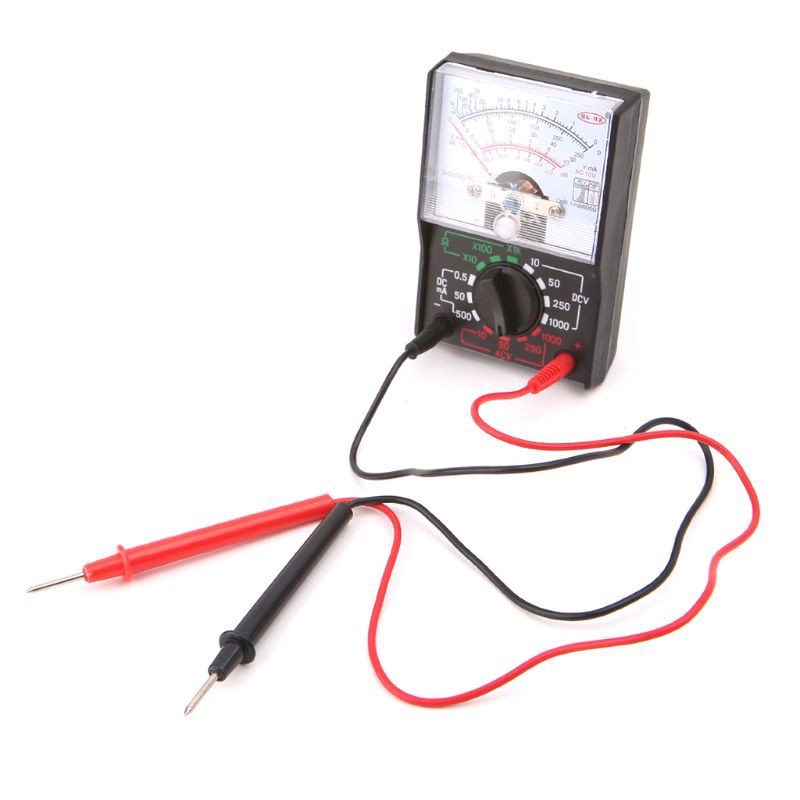 Đồng hồ vạn năng DC / AC 1000V với màn hình hiển thị 250mA kèm bộ phụ kiện