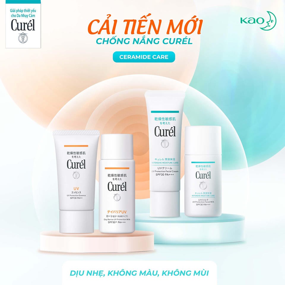 Curél UV kem chống nắng UV Protection Face Cream SPF 30 PA++ 30g