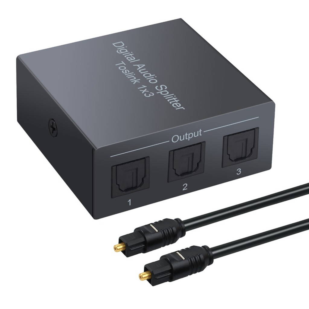 Bộ Chia Âm Thanh Kỹ Thuật Số 3 Chiều toslink toslink one input 3 Đầu Ra Hỗ Trợ Cho lpcm2.0 dts - ac3