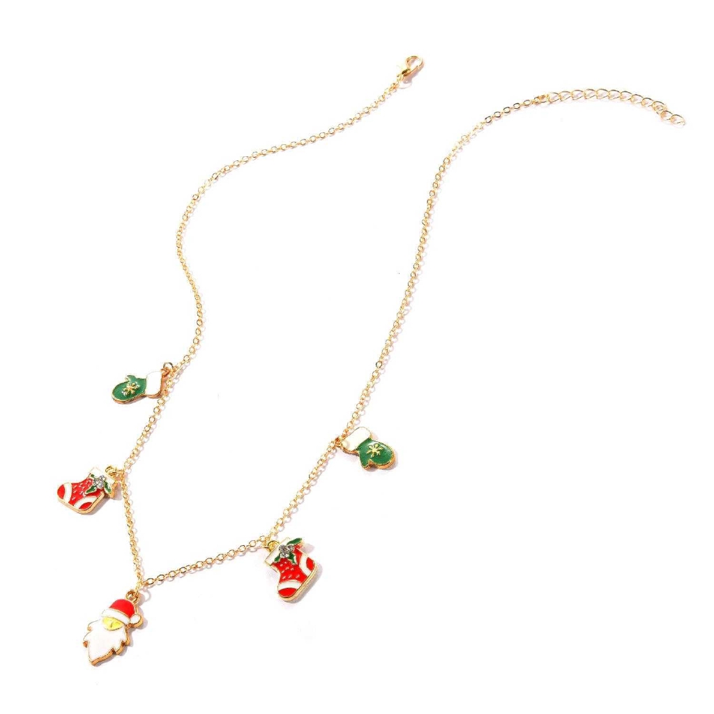 Vòng cổ thiết kế hình giáng sinh xinh xắn