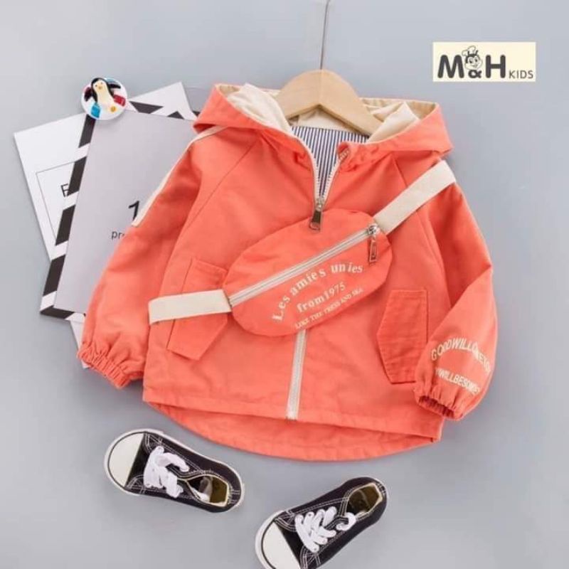 Áo gió 2 lớp  cho bé