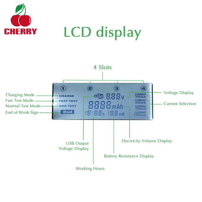 Bộ Sạc Pin Liitokala Lii-500 Lcd 18650/26650 Tốc Độ Cao