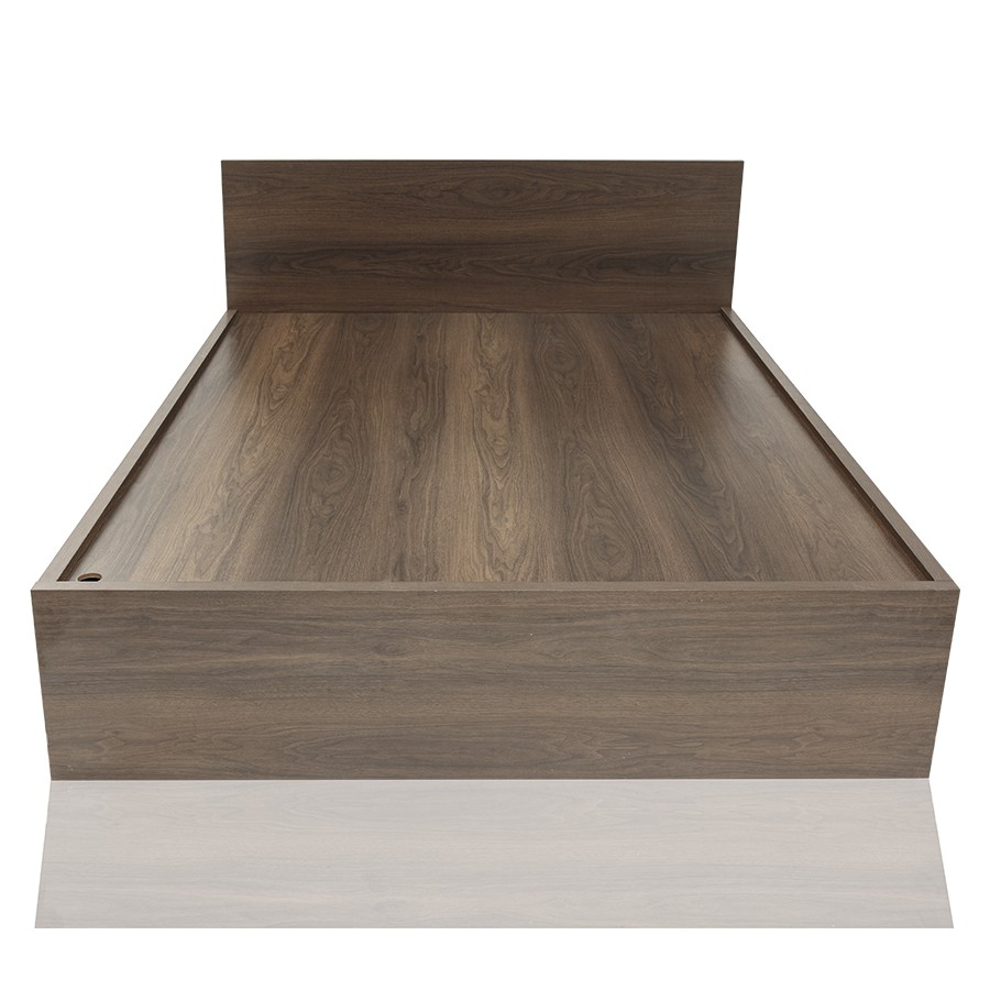 Giường Ngủ Gỗ MDF Nâu Nội Thất Hoàng Lê