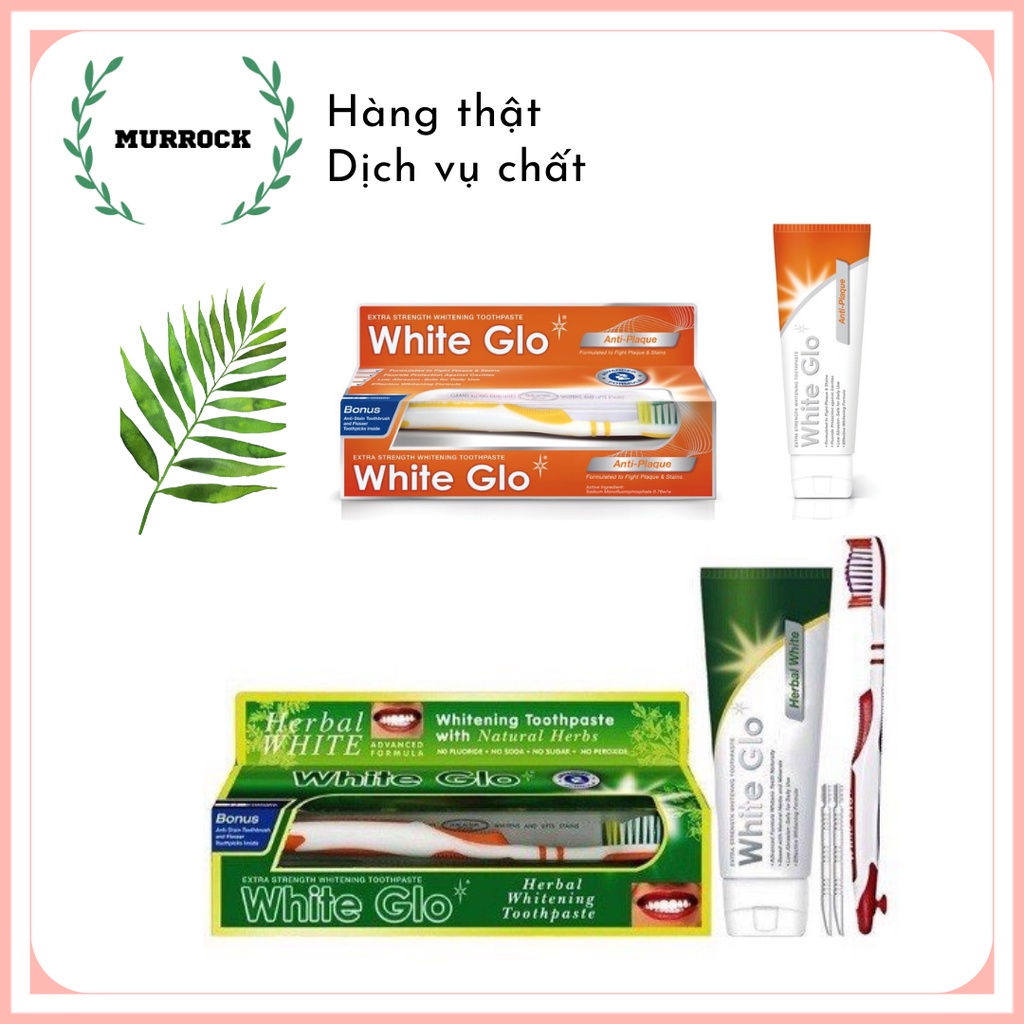 Kem đánh răng White Glo Úc 150g