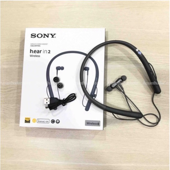 Tai nghe Quàng cổ Bluetooth h.ear in 2 WI-H700 Sport Màu ĐEN 🔥FREESHIP🔥 âm thanh chuẩn HIFI rõ ràng foxi01.sho