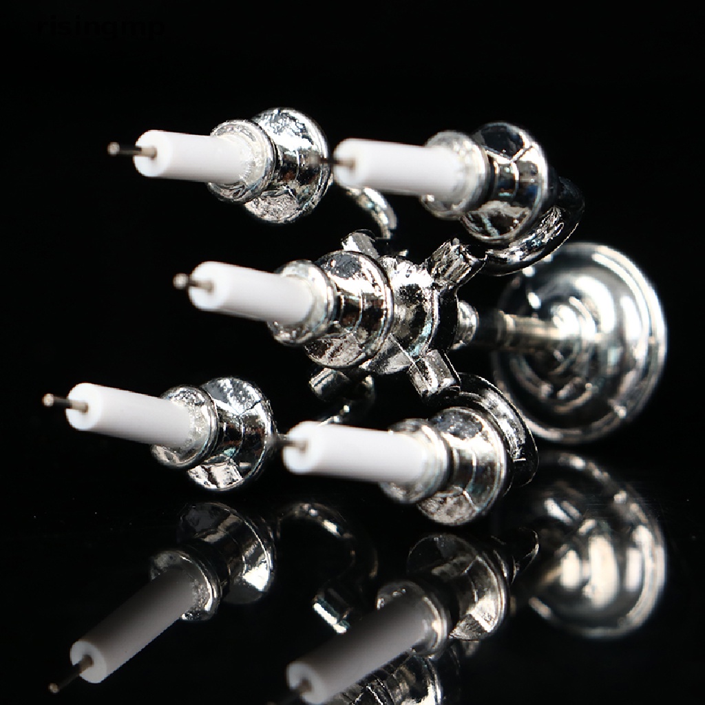 1 Bộ Nến Và Giá Đỡ Nến Trang Trí Nhà Búp Bê ♨Nóng Bỏng