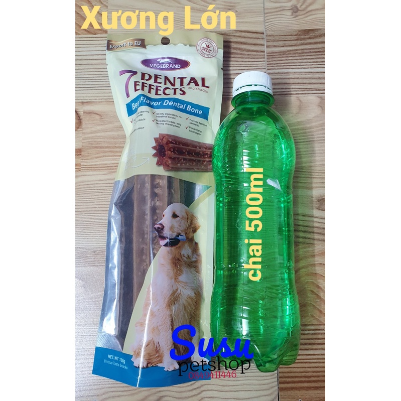 Xương gặm Khổng Lồ 7dental / Vege cho Chó Lớn (đủ vị)