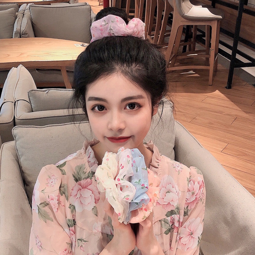 Dây cột tóc họa tiết quả cherry dễ thương thời trang cho nữ