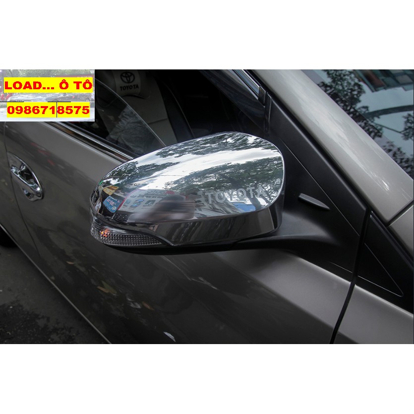 Ốp Gương Xe Toyota Vios 2023-2014 Mạ Crom Cao Cấp