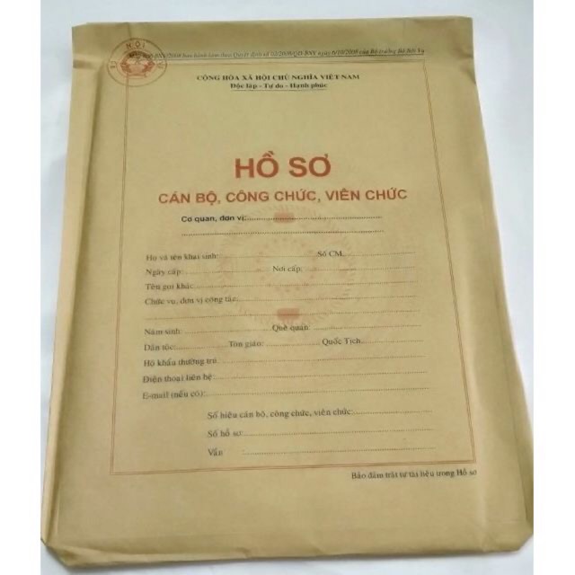 Hồ sơ viên chức