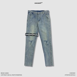 Quần jeans kèm đai Q286