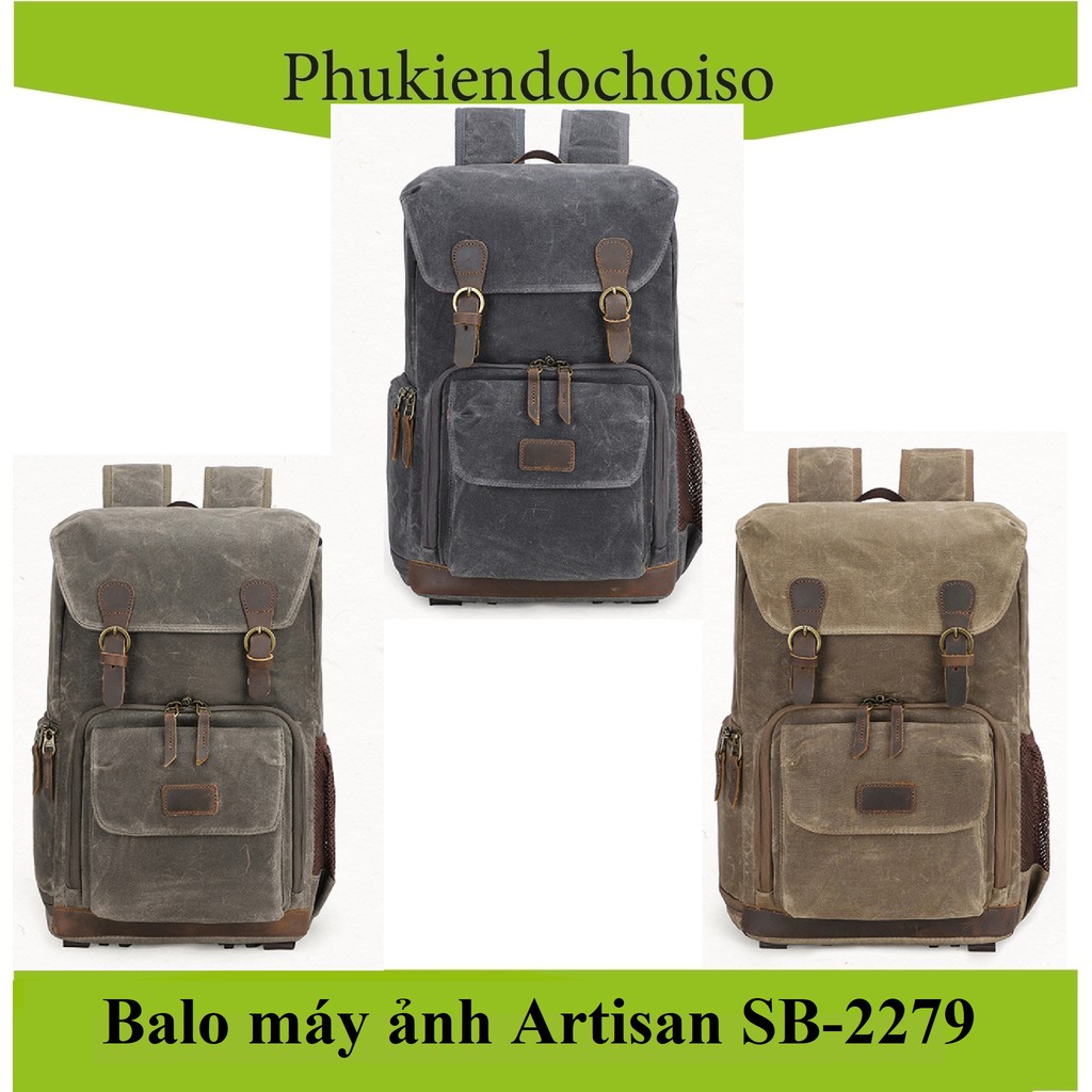 [Mã 229ELSALE hoàn 7% đơn 300K] Ba lô máy ảnh Artisan SB-2279