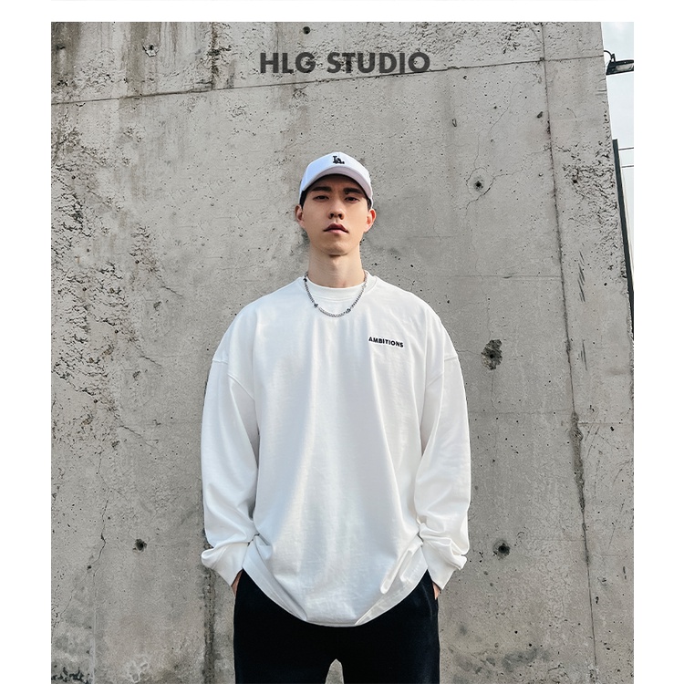 Áo nỉ cổ tròn AMBITION phong cách trẻ trung năng động, thiết kế hàn quốc đường phố