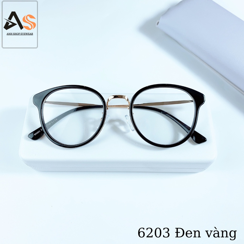 Gọng kính tròn cao cấp thời trang nữ 6203A
