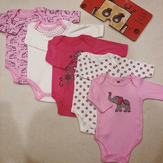 set Body cotton bé gái (0-3 tháng)