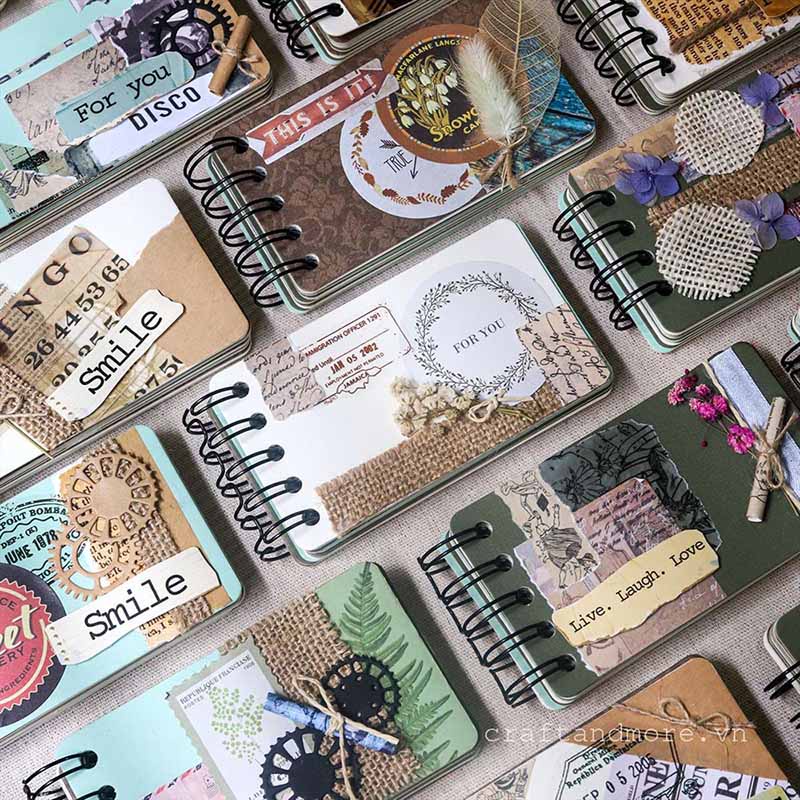 Scrapbook album ảnh handmade nhỏ LOVECARDS