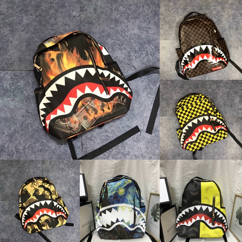 Balo da Bape cao cấp cực thời trang - Cặp đi học - Hàng nhập khẩu