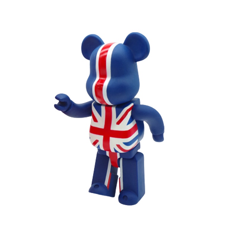 Đồ Chơi Mô Hình Nhân Vật Gấu 400% Union Jack Violent Bear Bằng Vinyl