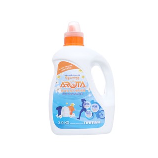 Nước giặt xả Arota đậm đặc khử mùi mồ hôi hương hoa nhài chai 3kg