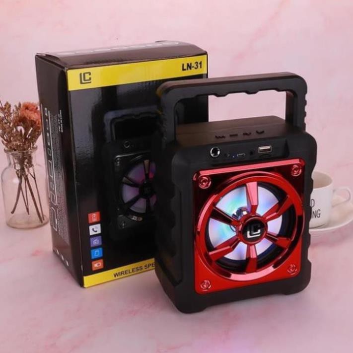 [TẶNG MIC] loa bluetooth karaoke mini giá rẻ nghe nhạc hay, hỗ trợ cắm usb thẻ nhớ