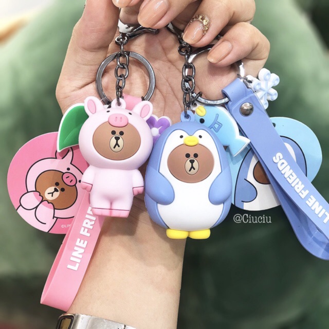 MÓC KHOÁ WONTEDDY FAMILY 🧸-Ảnh thật shop chụp