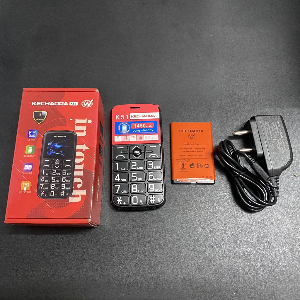 [Mã ELMS5 giảm 7% đơn 300K] Điện Thoại Người Già Kechaoda K51 | BigBuy360 - bigbuy360.vn
