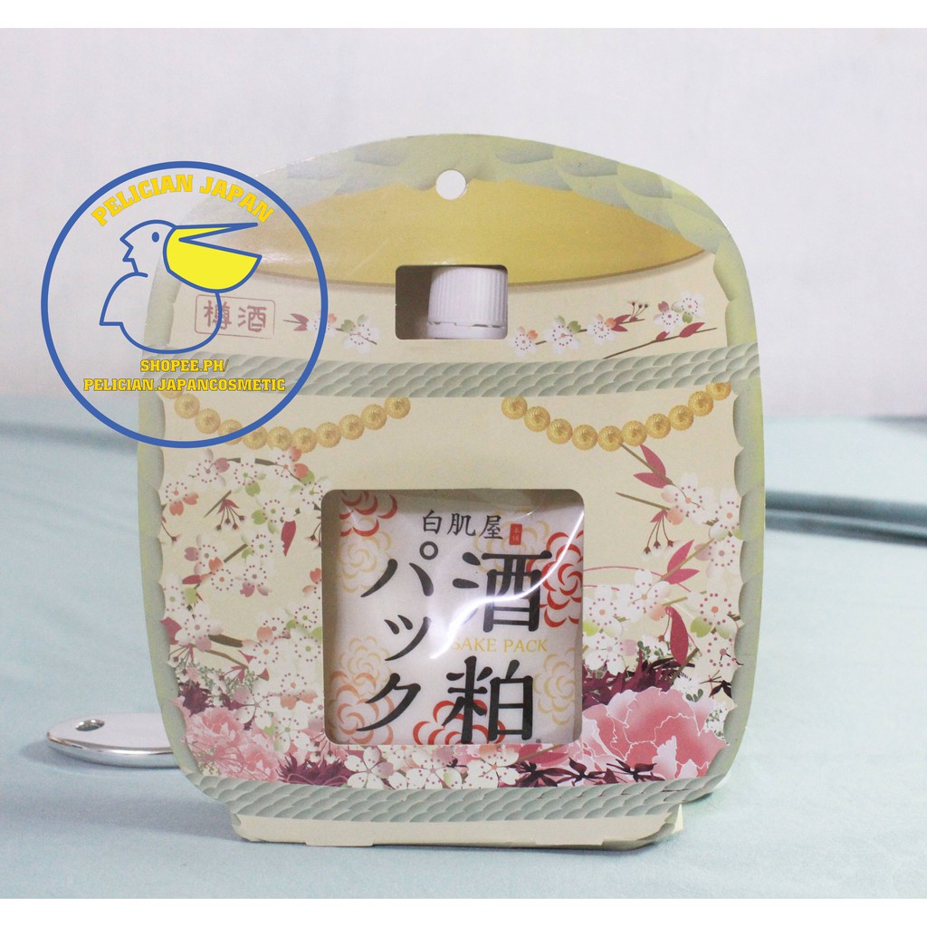 Mặt nạ ủ trắng bã rượu Sake pack mask 120g