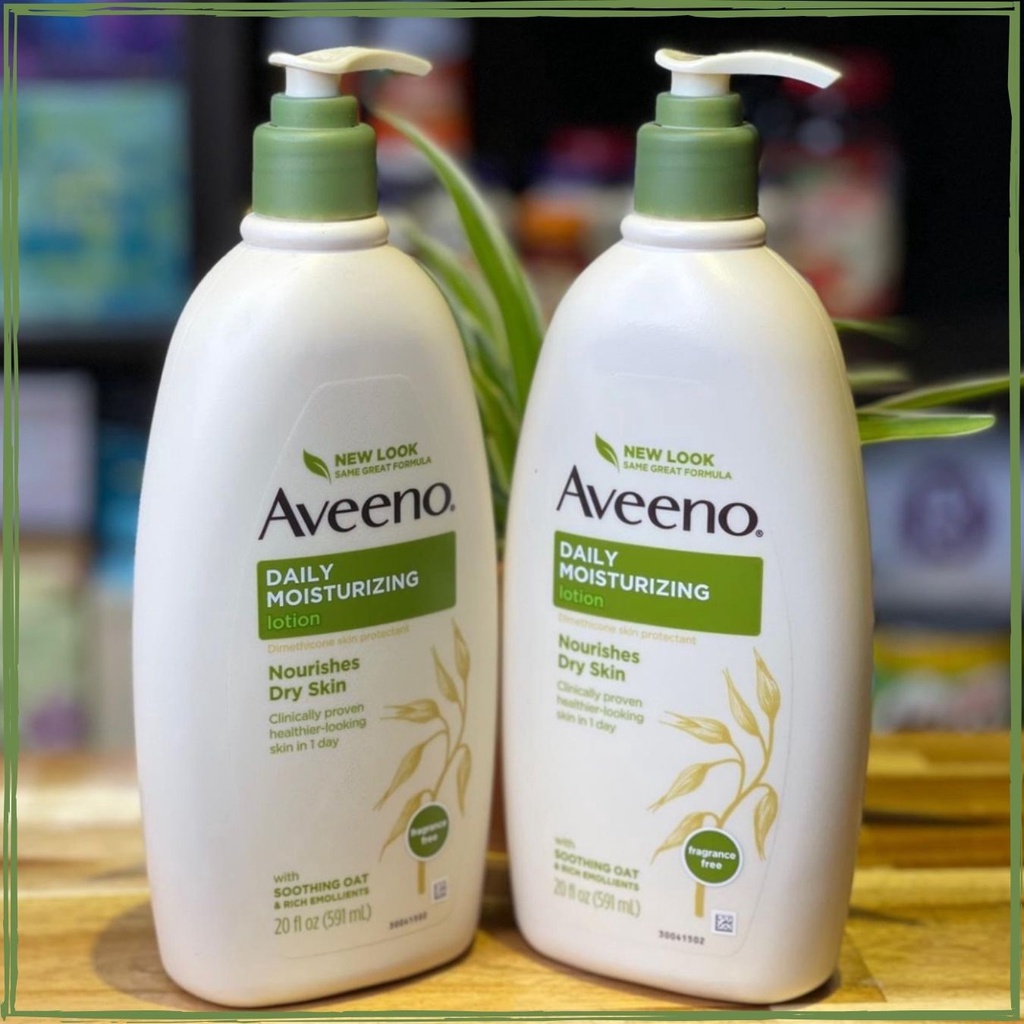 Sữa dưỡng thể Aveeno Daily Moisturizing 591ml| Dưỡng Ẩm Da Khô|Phục Hồi Làn Da