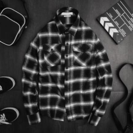 Áo sơ mi kẻ dạ vải mềm mịn, dáng body, phong cách trẻ trung, năng động, phù hợp mọi lứa tuổi | BigBuy360 - bigbuy360.vn