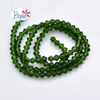 1 dây pha lê TQ loại đẹp xanh lá đậm
