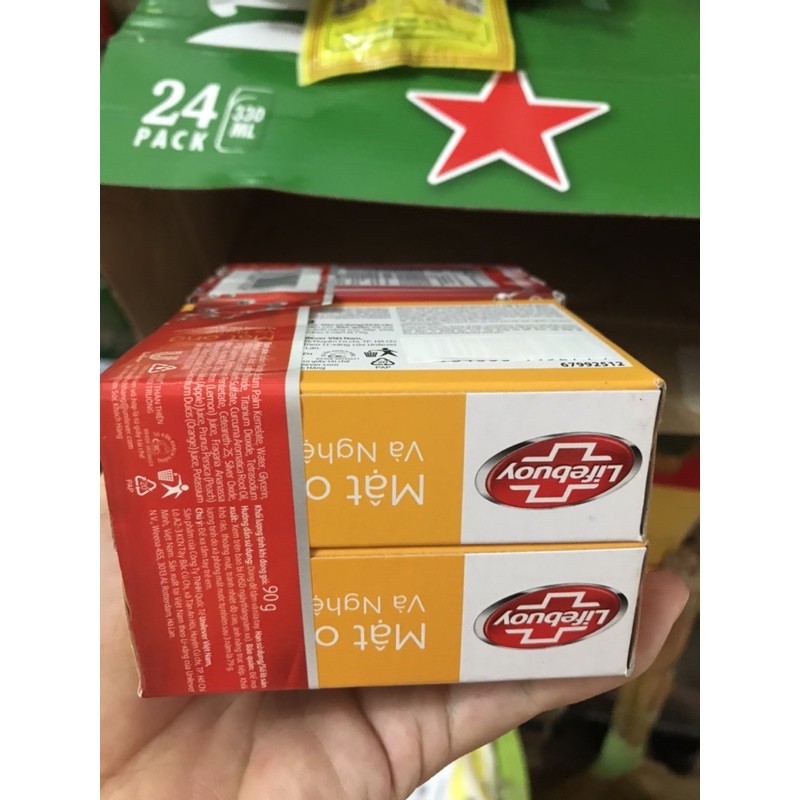 Xà phòng bánh lifebouy 90g mua 3 bánh tặng 1 tuyp KĐR 30g